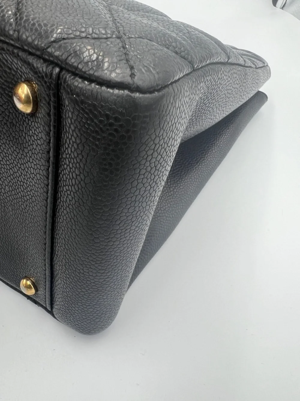 CHANEL Caviar Quilted XL Grand Shopping Tote GST Black